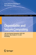 Cover: Dependable and Secure Computing - Springer