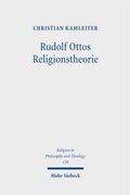 Bild: Rudolf Ottos Religionstheorie - Mohr Siebeck