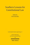 Cover: Southern Lessons for Constitutional Law - Mohr Siebeck