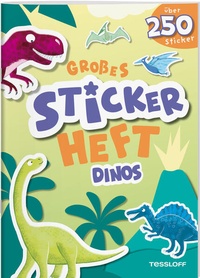 Enlarge image Cover: Großes Stickerheft. Dinos - Tessloff Verlag Ragnar Tessloff GmbH & Co. KG