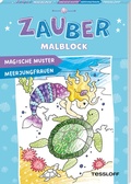 Cover: Zaubermalblock. Magische Muster. Meerjungfrauen - Tessloff Verlag Ragnar Tessloff GmbH & Co. KG