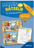 Cover: Malen und R&auml;tseln f&uuml;r Kindergartenkinder. Baustelle - Tessloff Verlag Ragnar Tessloff GmbH & Co. KG