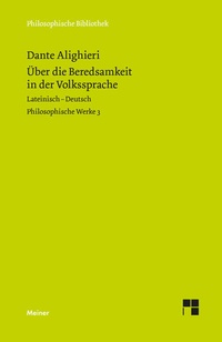 Enlarge image Cover: Über die Beredsamkeit in der Volkssprache - Meiner
