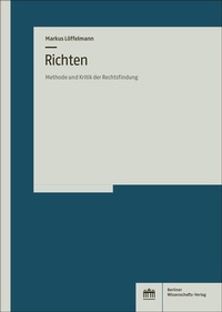 Enlarge image Cover: Richten - Berliner Wissenschafts-Verlag