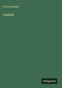 Enlarge image Cover: Lessing - Antigonos Verlag