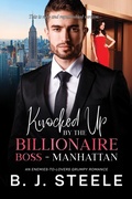 Cover: Knocked Up by the Billionaire Boss - Manhattan: An Enemies-to-Lovers Grumpy Romance (Billionaire Boss Series, #6) - Hmdpublishing