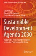 Cover: Sustainable Development Agenda 2030 - Springer
