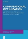 Cover: Computational Optimization - De Gruyter