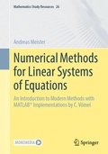 Cover: Numerical Methods for Linear Systems of Equations - Springer
