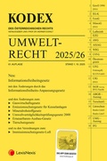 Cover: KODEX Umweltrecht 2025/26 - inkl. App - LexisNexis Verlag ARD ORAC GmbH