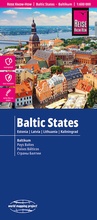 Cover: Reise Know-How Landkarte Baltikum | Baltic States (1:600.000): Estland, Lettland, Litauen und Region Kaliningrad - Reise Know-How Verlag Peter Rump GmbH