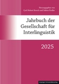 Cover: Jahrbuch der Gesellschaft f&uuml;r Interlinguistik - Leipziger Uni-Vlg