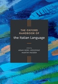 Cover: The Oxford Handbook of the Italian Language - Oxford University Press