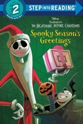 Cover: Spooky Season's Greetings (Disney Tim Burton's The Nightmare Before Christmas) - Step Into Reading