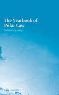 Cover: The Yearbook of Polar Law Volume 17, 2025 - Martinus Nijhoff
