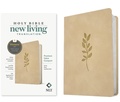Cover: NLT Premium Value Compact Bible, Filament Enabled (Leatherlike, Ivory Vine) - Tyndale House Publishers