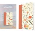 Cover: NLT Large Print Slimline Reference Bible (Hardcover, Peach Meadows, Red Letter) - Tyndale House Publishers