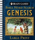 Cover: Brain Games - Bible Word Search Genesis - Large Print - Publications International, Ltd.