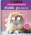 Cover: Brain Games - Sticker by Number: Purr-Parazzi (24 Images to Sticker) - Publications International, Ltd.
