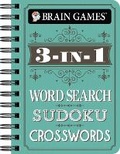 Cover: Brain Games - To Go - 3-In-1: Word Search, Sudoku, Crosswords - Publications International, Ltd.