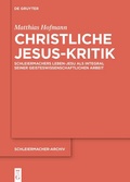 Cover: Christliche Jesus-Kritik - De Gruyter