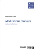 Cover: M&eacute;ditations modales - Georg Olms Verlag