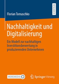 Bild vergrößern Bild: Nachhaltigkeit und Digitalisierung - Springer Vieweg