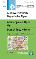 Cover: Ammergauer Alpen Ost, P&uuml;rschling, H&ouml;rnle - Deutscher Alpenverein