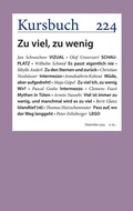 Cover: Kursbuch 224 - Kursbuch Kulturstiftung gGmbH