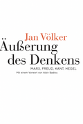 Cover: &Auml;u&szlig;erung des Denkens - Verlag Turia + Kant