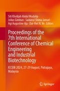 Cover: Proceedings of the 7th International Conference of Chemical Engineering and Industrial Biotechnology - Springer