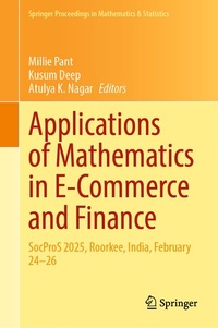 Enlarge image Cover: Applications of Mathematics in E-Commerce and Finance - Springer