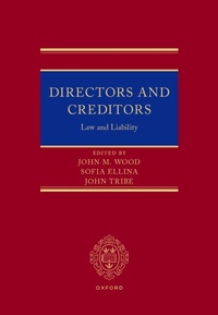 Enlarge image Cover: Directors and Creditors - Oxford University Press