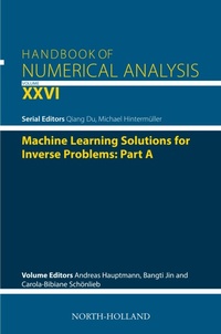 Enlarge image Cover: Machine Learning Solutions for Inverse Problems: Part A - Elsevier