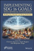 Cover: Implementing SDG 16 Goals with Artificial Intelligence - Wiley-Scrivener