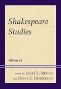 Cover: Shakespeare Studies - Fairleigh Dickinson University Press