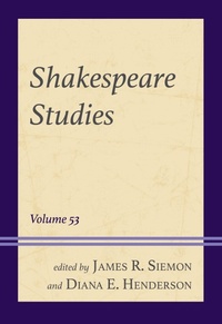Enlarge image Cover: Shakespeare Studies - Fairleigh Dickinson University Press