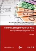 Cover: Immobilienbesteuerung NEU - Manz
