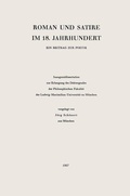 Cover: Roman und Satire im 18.Jahrhundert - J.B. Metzler