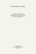 Cover: Wiederholungen im Erz&auml;hlen - J.B. Metzler