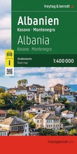 Cover: freytag & berndt Stra&szlig;enkarte Albanien, Kosovo - Montenegro 1:400.000 - freytag & berndt