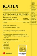 Cover: KODEX Kryptow&auml;hrungen 2025/26 - LexisNexis Verlag ARD ORAC GmbH