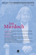Cover: Archiv f&uuml;r Begriffsgeschichte. Band 67,1 - Meiner