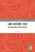 Cover: Law, History, Text - Routledge