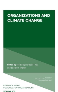 Enlarge image Cover: Organizations and Climate Change - Emerald Publishing Limited