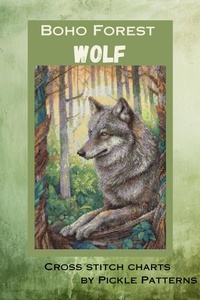 Enlarge image Cover: Boho Forest - Wolf - Pickle Patterns