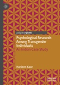Cover: Psychological Research Among Transgender Individuals - Palgrave Macmillan