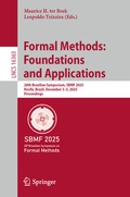 Cover: Formal Methods: Foundations and Applications - Springer