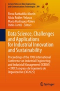 Cover: Data Science, Challenges and Applications for Industrial Innovation and Sustainability - Springer