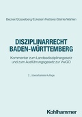 Abbildung von: Disziplinarrecht Baden-Württemberg - Kohlhammer